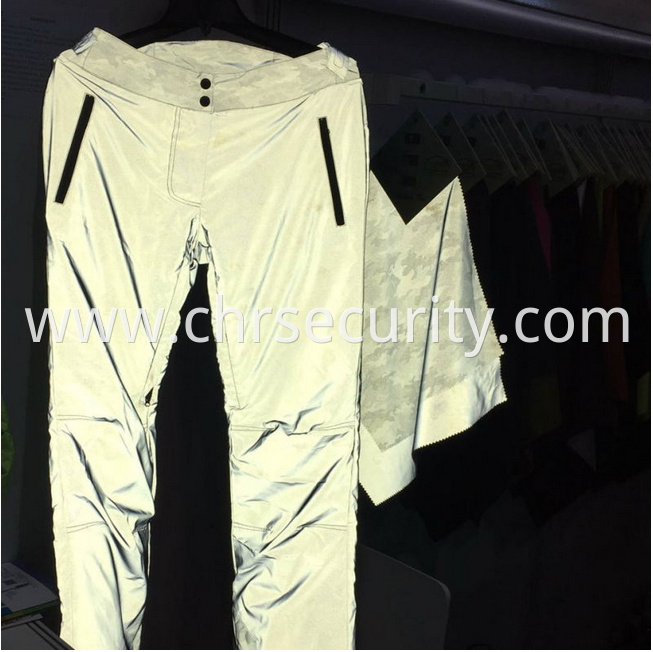 100% Polyester Reflective Fabric for Outwear Sportswear